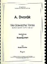 Antonín Dvorák Notenblätter 4 slawische Tänze