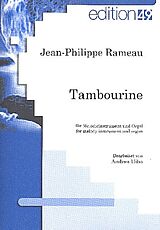 Jean Philippe Rameau Notenblätter Tambourine