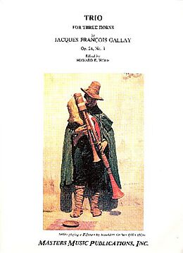 Jacques Francois Gallay Notenblätter Trio op.24,3