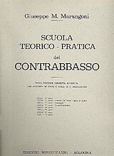 Giuseppe Maria Marangoni Notenblätter Scuola teorico-pratica del contrabbasso corso 1