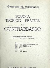 Giuseppe Maria Marangoni Notenblätter Scuola teorico-pratica del contrabbasso corso 2