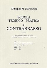 Giuseppe Maria Marangoni Notenblätter Scuola teorico-pratica del contrabbasso corso 5