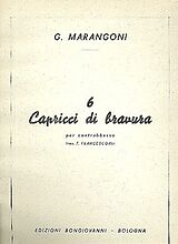 Giuseppe Maria Marangoni Notenblätter 6 Capricci di bravura