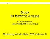  Notenblätter Musik für feierliche Anlässe