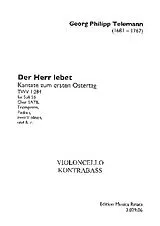 Georg Philipp Telemann Notenblätter Der Herr lebet TWV1-284