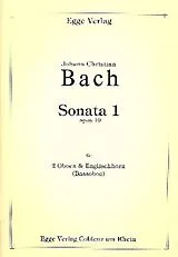 Johann Christian Bach Notenblätter Sonate Nr.1 op.10
