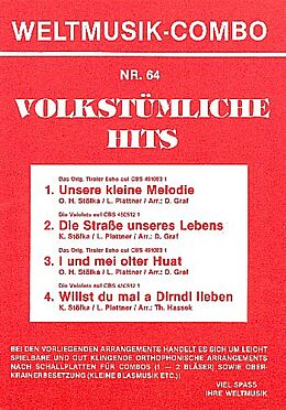  Notenblätter Volkstümliche Hits Band 64