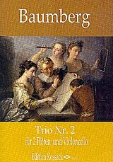 J.C. Baumberg Notenblätter Trio op.1,2