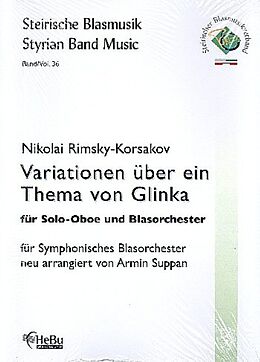 Nicolai Andrejewitsch Rimski-Korsakow Notenblätter Variationen über ein Thema von Glinka