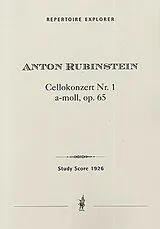 Anton Grigorjewitsch Rubinstein Notenblätter Konzert a-Moll Nr.1 op.65