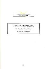 Giovanni Bassano Notenblätter The Three-Part Consort Music