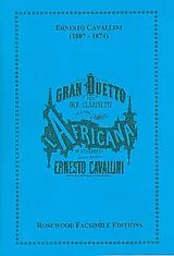 Ernesto Cavallini Notenblätter Gran Duetto nach Meyerbeers Die Afrikanerin