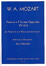 Wolfgang Amadeus Mozart Notenblätter Andante in F KV616 für eine Orgelwalze