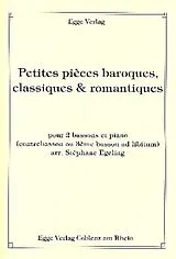  Notenblätter Petites pièces baroques. classiques et romantiques