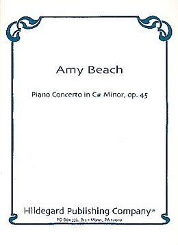 Amy Marcy Cheney Beach Notenblätter Concerto in c Minor op.45