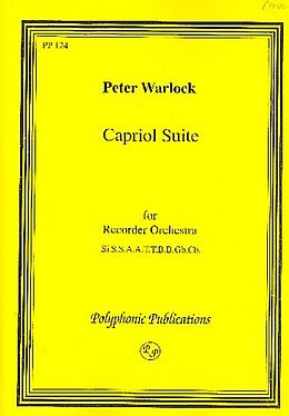Peter (= Heseltine, Philip) Warlock Notenblätter Capriol Suite