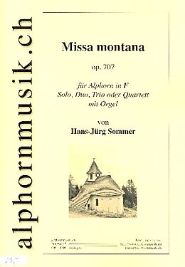 Hans-Jürg Sommer Notenblätter Missa montana op.707