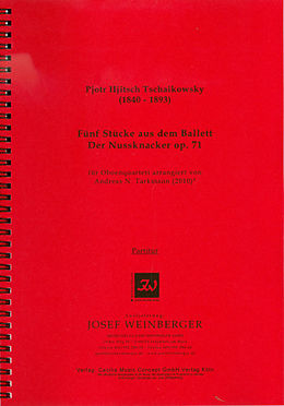 Peter Iljitsch Tschaikowsky Notenblätter 5 Stücke aus dem Ballett Der Nussknacker op.71