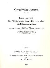 Georg Philipp Telemann Notenblätter Suite in a-moll TWV55-a2
