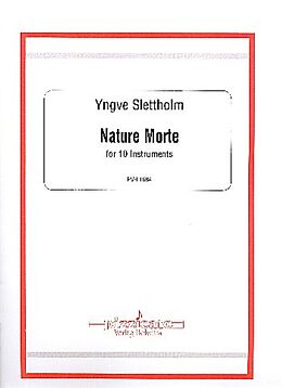 Yngve Slettholm Notenblätter Nature morte