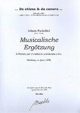 Johann Pachelbel Notenblätter Musicalische Ergötzung