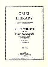 John Wilbye Notenblätter 4 Madrigals