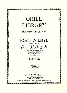 John Wilbye Notenblätter 4 Madrigals