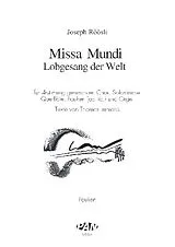 Joseph Röösli Notenblätter Missa Mundi - Lobgesang der Welt