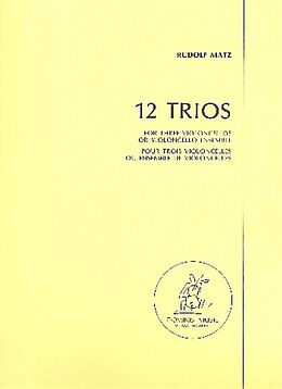 Rudolf Matz Notenblätter 12 Trios