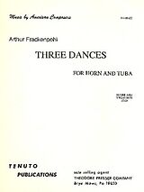 Arthur Frackenpohl Notenblätter 3 Dances
