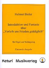 Helmut Bieler Notenblätter Introduktion und Fantasie über Verleih uns Frieden gnädiglich