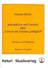 Helmut Bieler Notenblätter Introduktion und Fantasie über Verleih uns Frieden gnädiglich