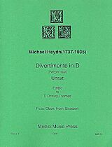 Johann Michael Haydn Notenblätter Divertimento in D Major (Perger100)