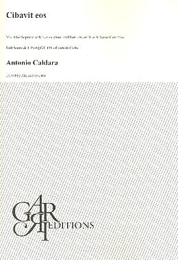 Antonio Caldara Notenblätter Cibavit eos