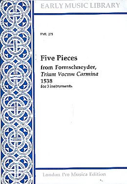  Notenblätter 5 Pieces from Formschneiyder
