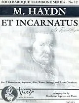 Johann Michael Haydn Notenblätter Et incarnatus