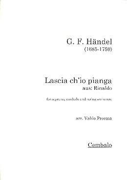 Georg Friedrich Händel Notenblätter Lascia ch io pianga