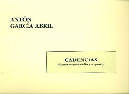 Anton García Abril Notenblätter Cadencias