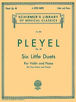 Ignaz Joseph Pleyel Notenblätter 6 little Duets op.48