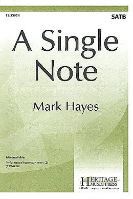 Mark Hayes Notenblätter A single Note