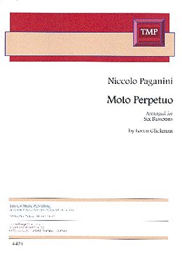 Nicolò Paganini Notenblätter Moto perpetuo