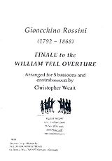 Gioacchino Rossini Notenblätter Finale to the Wilhelm Tell Ouverture