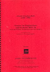 Johann Sebastian Bach Notenblätter Konzert BWV54