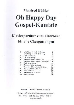 Manfred Bühler Notenblätter Oh happy Day