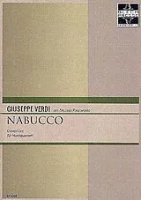 Giuseppe Verdi Notenblätter Ouvertüre zur Oper Nabucco