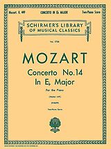 Wolfgang Amadeus Mozart Notenblätter Concerto no.14 in Eb Major KV449