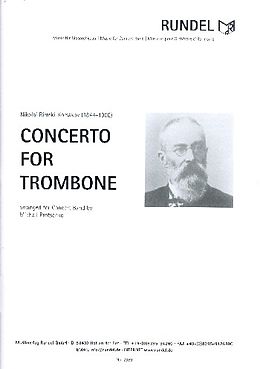 Nicolai Andrejewitsch Rimski-Korsakow Notenblätter Konzert für Posaune und Orchester