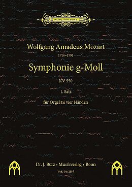 Wolfgang Amadeus Mozart Notenblätter 1. Satz aus Sinfonie g-Moll KV550