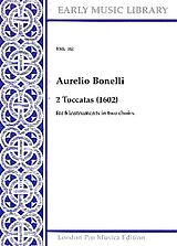 Aurelio Bonelli Notenblätter 2 Toccatas