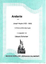 Franz Joseph Haydn Notenblätter Andante